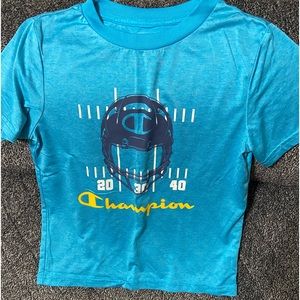 Champion Shirt Blue Football Size 5